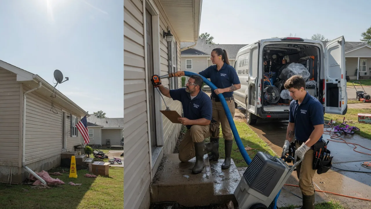 Ceiling Water Damage Restoration in Paden, OK near me